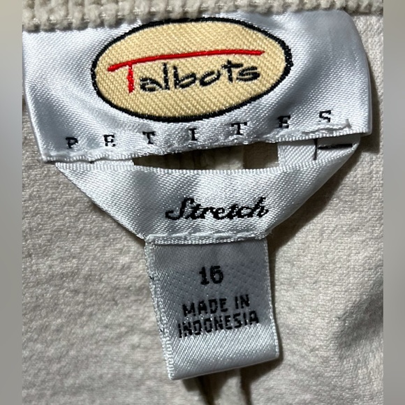 TALBOTS Corduroy Stretch Blazer Size 16 - Picture 7 of 9